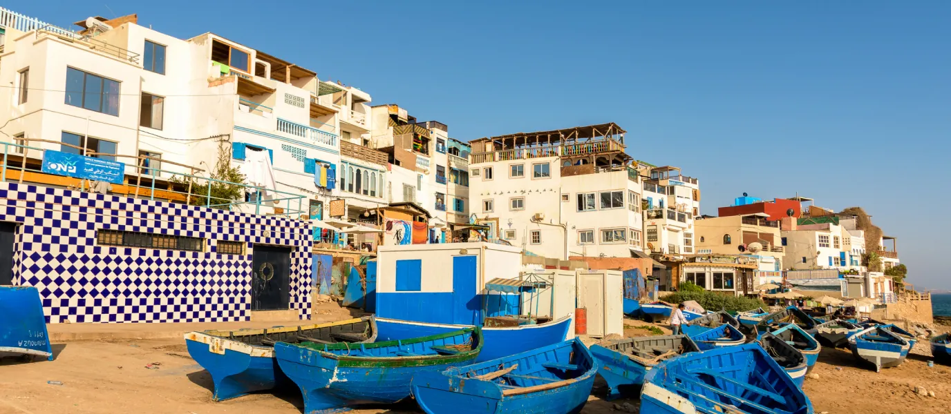 Main Beach & Corniche in Agadir