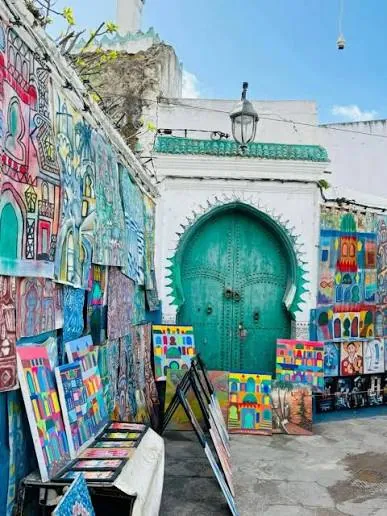 Murals & Art Blocks in Asilah