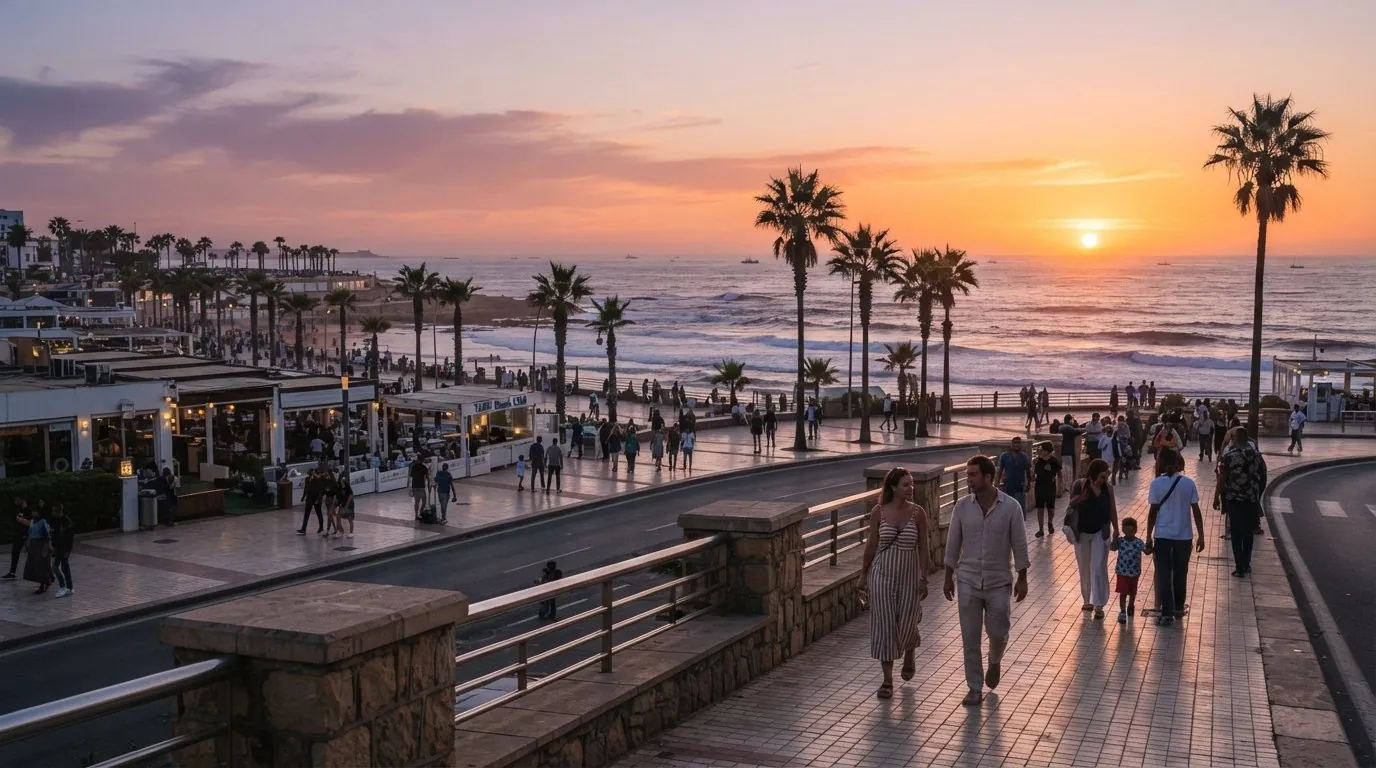 Ain Diab Corniche in Casablanca