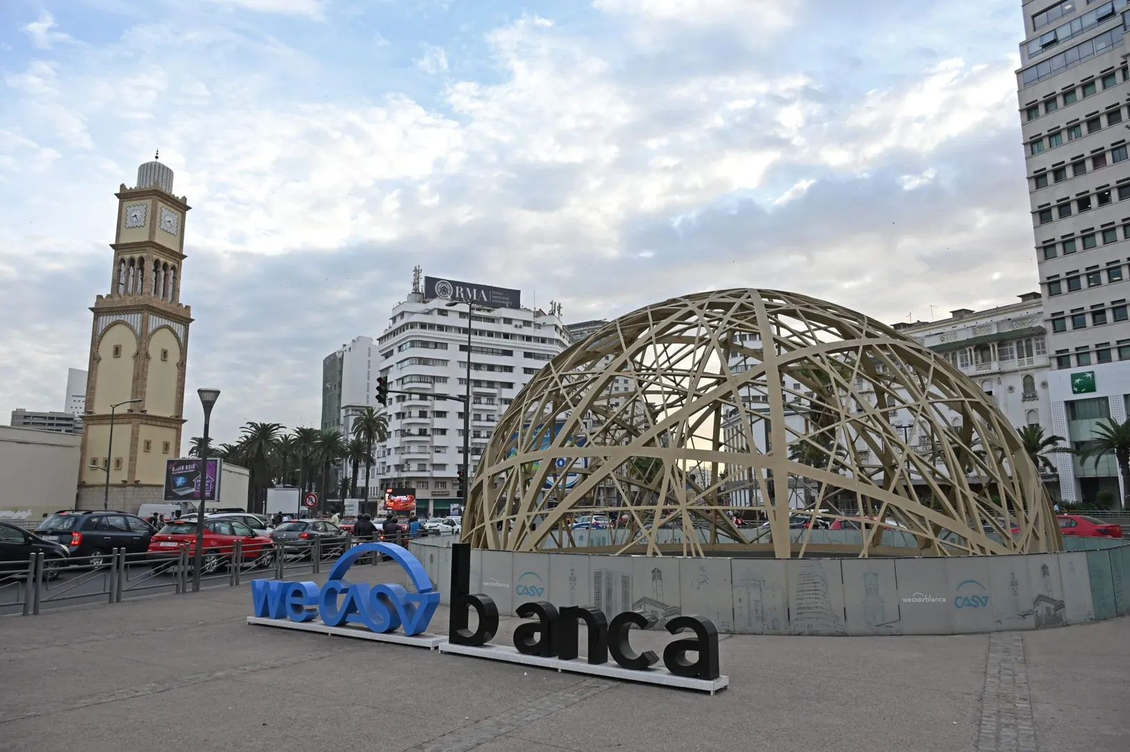 United Nations Square in Casablanca