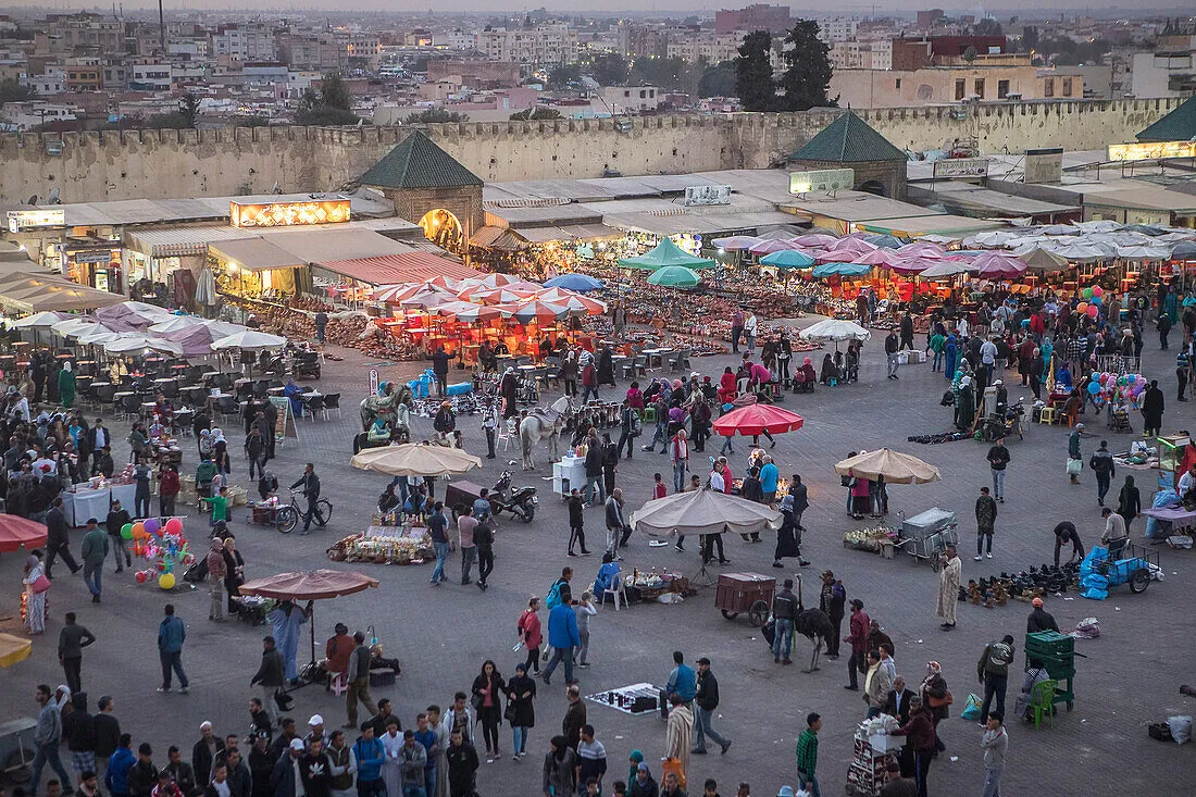 El Hedim Square in Meknès